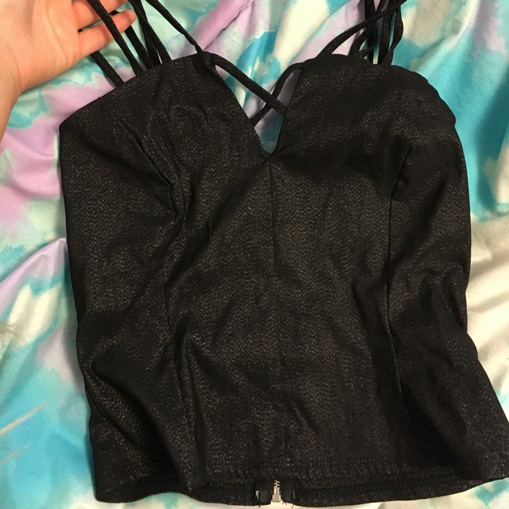 Sparkly 6 Strap Top